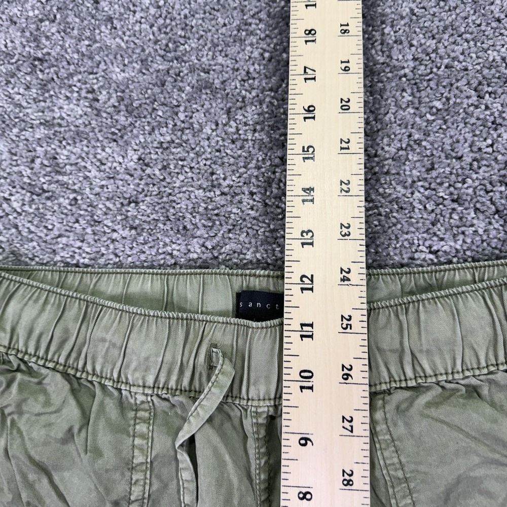 Sanctuary Pants Womens Large Green Jogger Elastic Waist Cuffed Pockets City - Picture 4 of 9